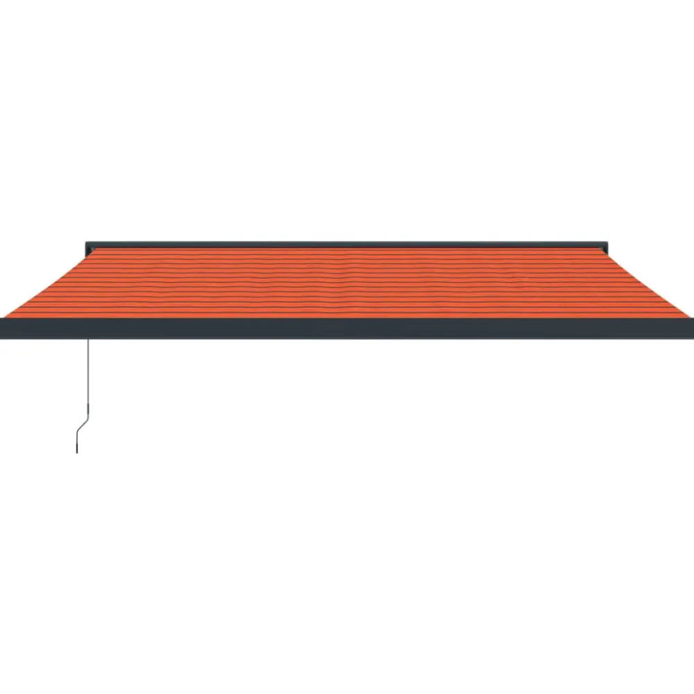 Discount FinePRICE Sisäänkelattava markiisi oranssiruskea 4,5x3 m kangas/alumiini