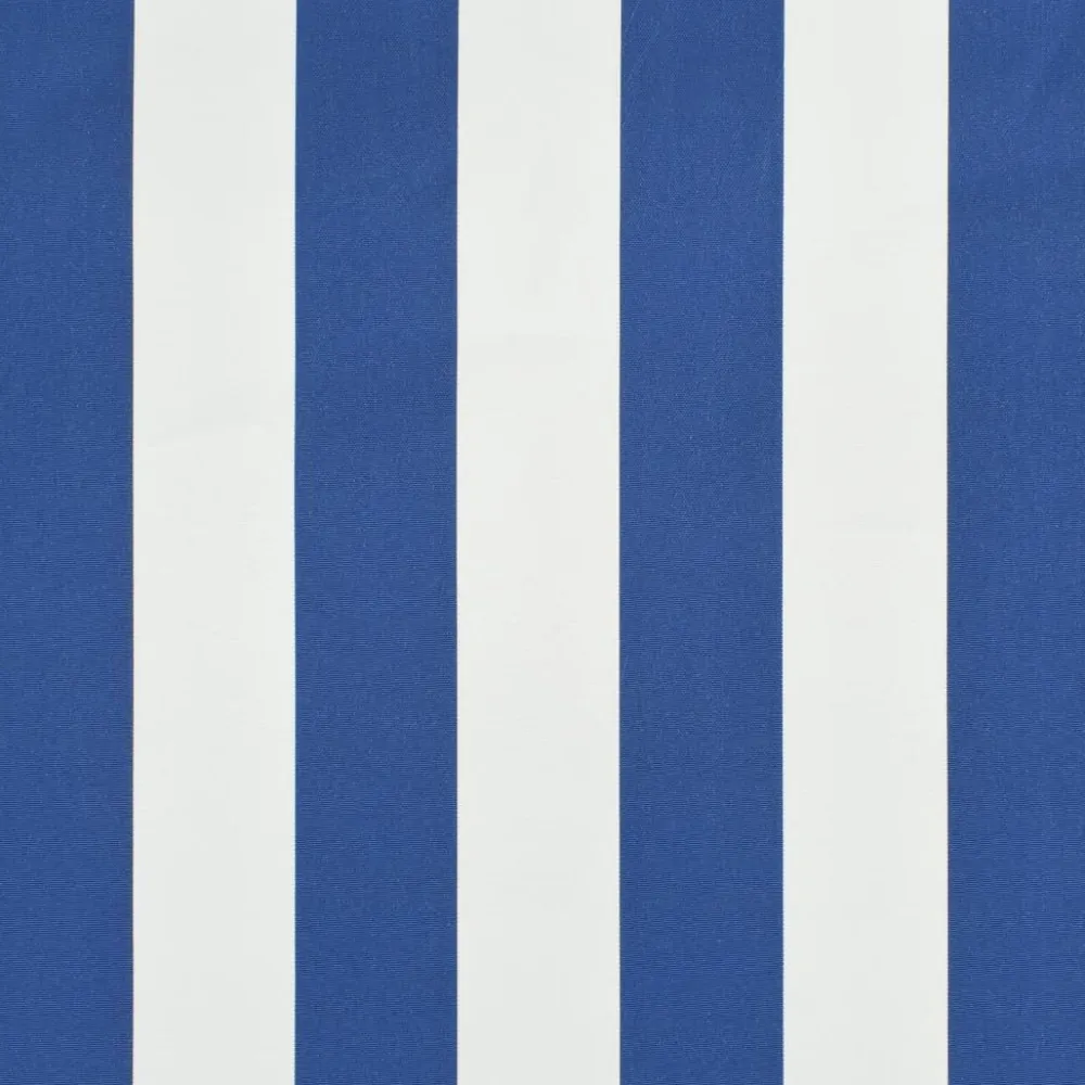 Online FinePRICE Sisäänkelattava markiisi 250x150 cm sininen ja valkoinen