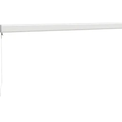 Clearance FinePRICE Sisäänkelattava markiisi 4x3 m, sininen/valkoinen kangas/alumiini