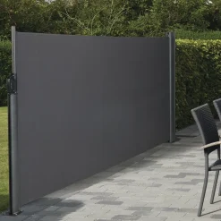 Clearance Hortus Sisäänvedettävä sivumarkiisi , 160x400cm, yksisuuntainen, antrasiitinharmaa