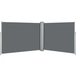 FinePRICE Sisäänvedettävä sivumarkiisi 100x1000 cm antrasiitti