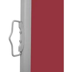 Outlet FinePRICE Sisäänvedettävä sivumarkiisi 140x600 cm punainen