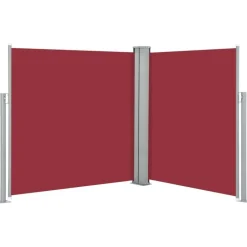 Outlet FinePRICE Sisäänvedettävä sivumarkiisi 140x600 cm punainen