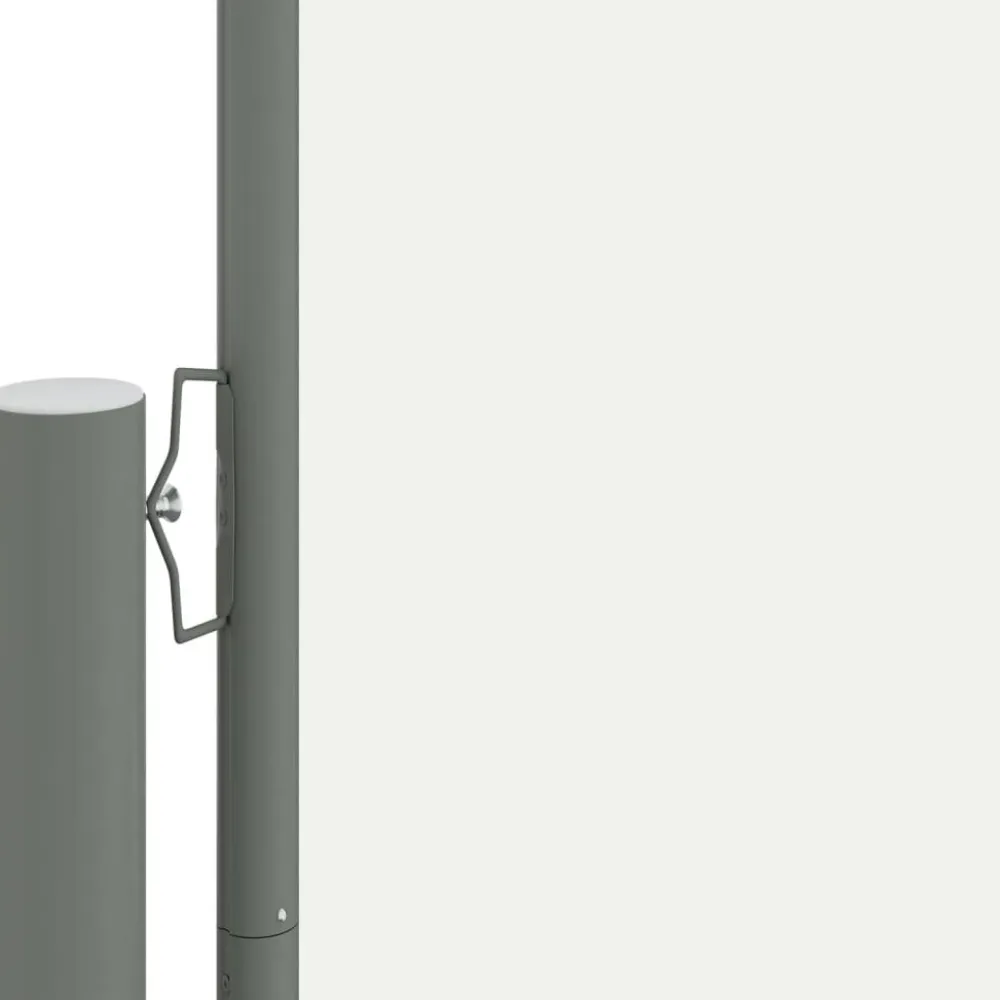 New FinePRICE Sisäänvedettävä sivumarkiisi 117x1200 cm musta
