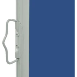 Hot FinePRICE Sisäänvedettävä terassin sivumarkiisi 80x300 cm sininen