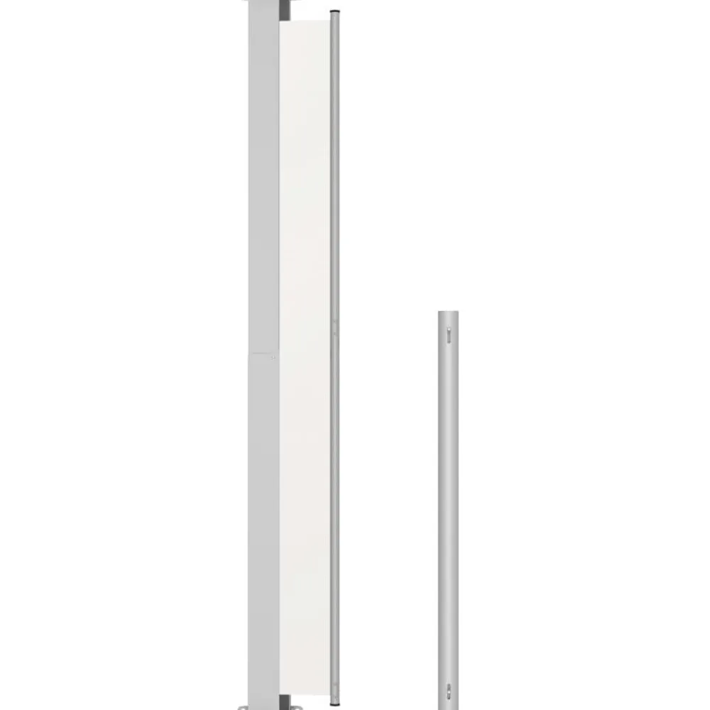 Sale FinePRICE Sisäänvedettävä terassin sivumarkiisi 200x500 cm kerma