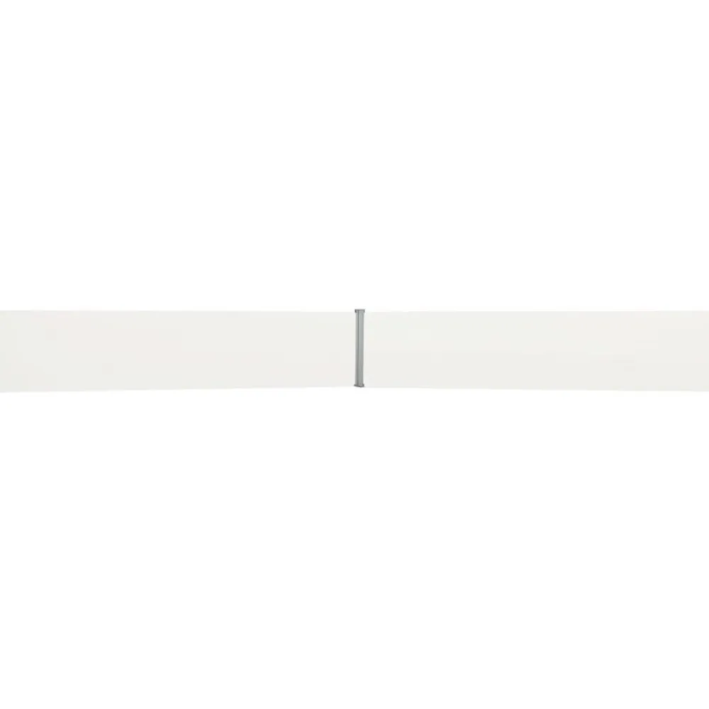 Online FinePRICE Sisäänvedettävä terassin sivumarkiisi 170x1200 cm kerma