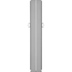 Clearance FinePRICE Sisäänvedettävä terassin sivumarkiisi 170x1200 cm punainen