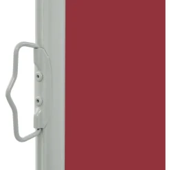 New FinePRICE Sisäänvedettävä terassin sivumarkiisi 80x300 cm punainen