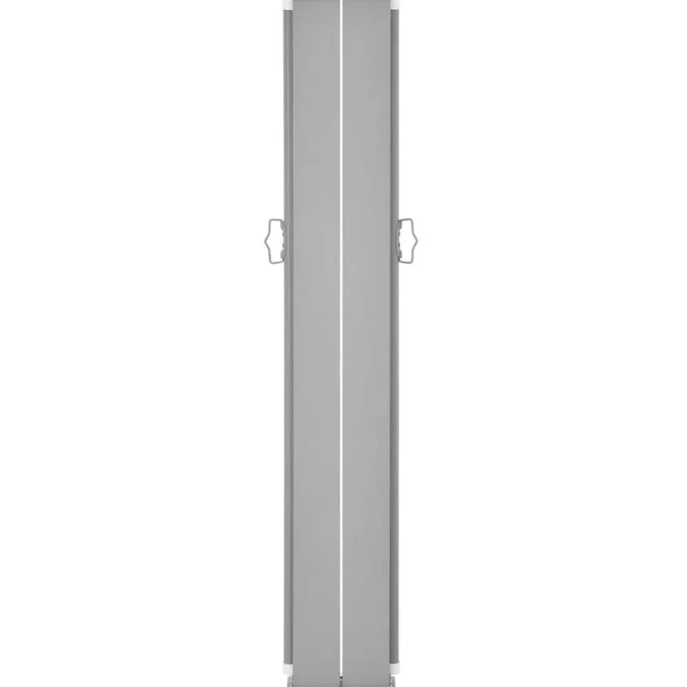 Sale FinePRICE Sisäänvedettävä terassin sivumarkiisi 140x1200cm antrasiitti