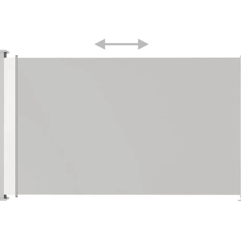 Online FinePRICE Sisäänvedettävä terassin sivumarkiisi 220x300 cm kerma