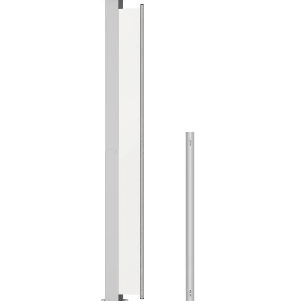 Online FinePRICE Sisäänvedettävä terassin sivumarkiisi 220x300 cm kerma
