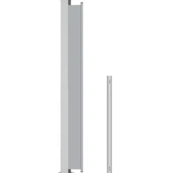 FinePRICE Sisäänvedettävä terassin sivumarkiisi 220x500 cm antrasiitti