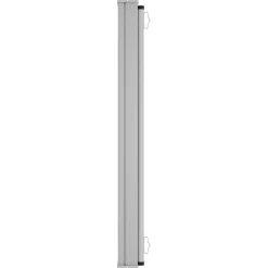 Best FinePRICE Sisäänvedettävä terassin sivumarkiisi 600x160 cm musta