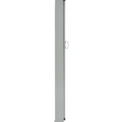Clearance FinePRICE Sisäänvedettävä terassin sivumarkiisi 80x300 cm harmaa