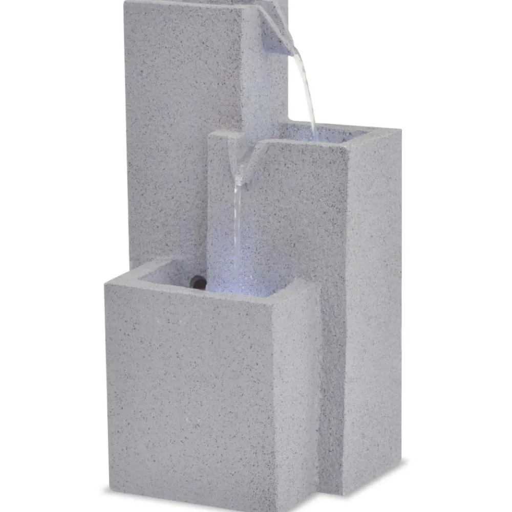 New FinePRICE Sisätilan suihkulähde led-valolla polyresiini