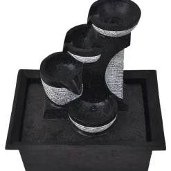 New FinePRICE Sisätilan suihkulähde led valolla hartsi