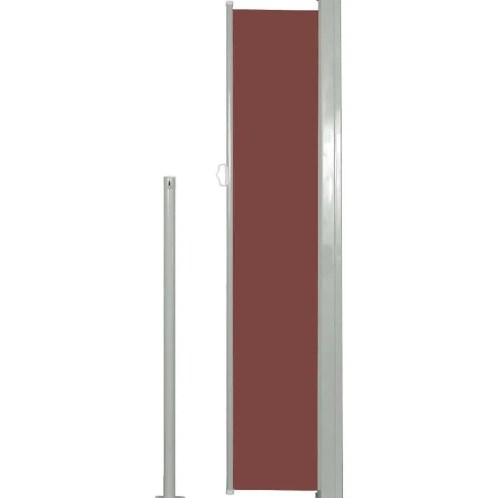 Hot FinePRICE Sivumarkiisi terassille 160 x 300 cm ruskea