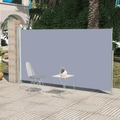 Discount FinePRICE Sivumarkiisi terassille 160 x 300 cm harmaa