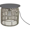 Outlet Brafab Sivupöytä Pamir, Ø50cm, beige