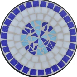 Clearance FinePRICE Sivupöytä/kasviteline mosaiikki terrakotta (41127)