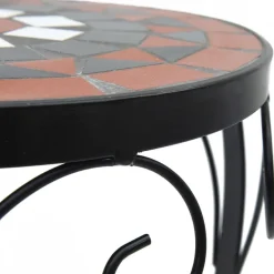 Clearance FinePRICE Sivupöytä/kasviteline mosaiikki terrakotta (41127)