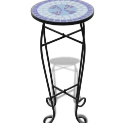 Clearance FinePRICE Sivupöytä/kasviteline mosaiikki terrakotta (41127)