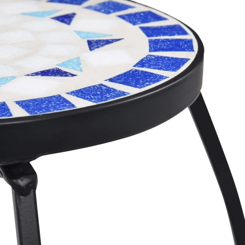 Clearance FinePRICE Sivupöytä/kasviteline mosaiikki terrakotta (41127)