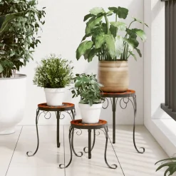 Clearance FinePRICE Sivupöytä/kasviteline mosaiikki terrakotta (41127)