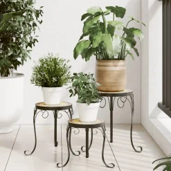 Clearance FinePRICE Sivupöytä/kasviteline mosaiikki terrakotta (41127)