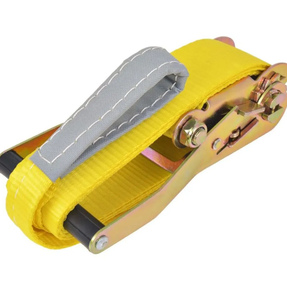 New FinePRICE Slackline/tasapainoliina 15mx50mm, 150 kg, keltainen