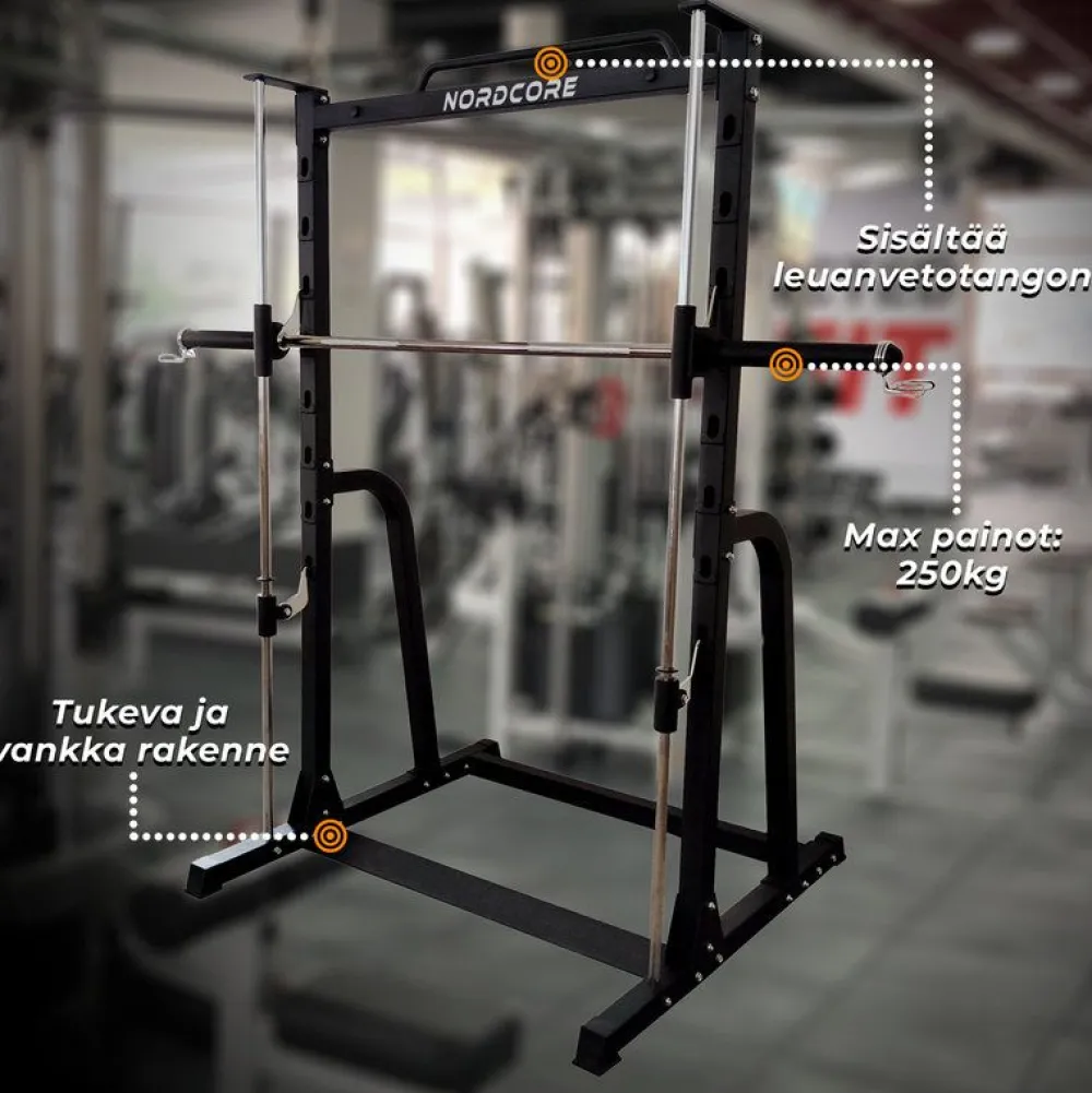 Online Nordcore Smith laite half rack Core Kyykkyteline