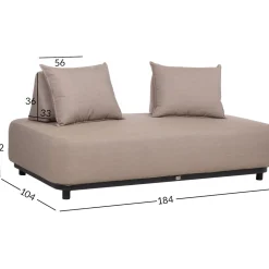 Hot Home4you Sohva AMORE 2-istuttava, beige