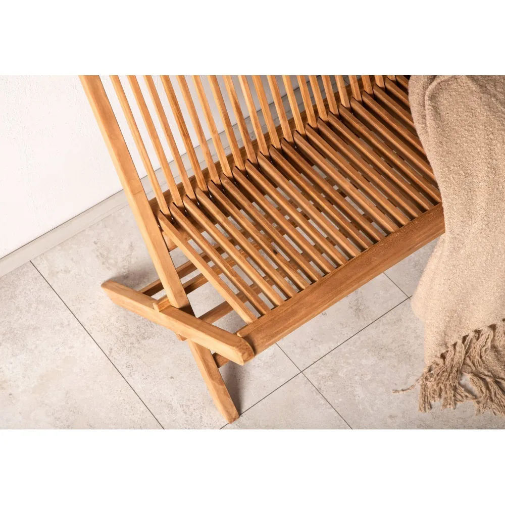 Discount Venture Home Sohvapenkki Ghana 2, leveys 100cm, luonnollinen tiikki
