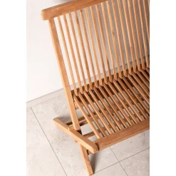 Discount Venture Home Sohvapenkki Ghana 2, leveys 100cm, luonnollinen tiikki