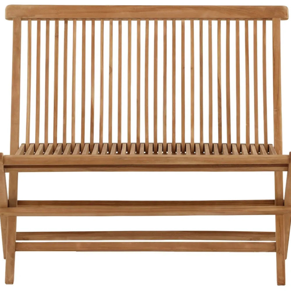 Discount Venture Home Sohvapenkki Ghana 2, leveys 100cm, luonnollinen tiikki