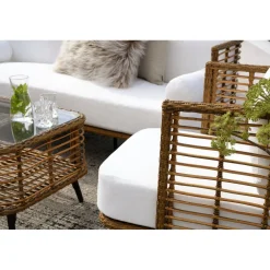 Outlet Brafab Sohvapöytä Covelo, 122x61cm, ruskea