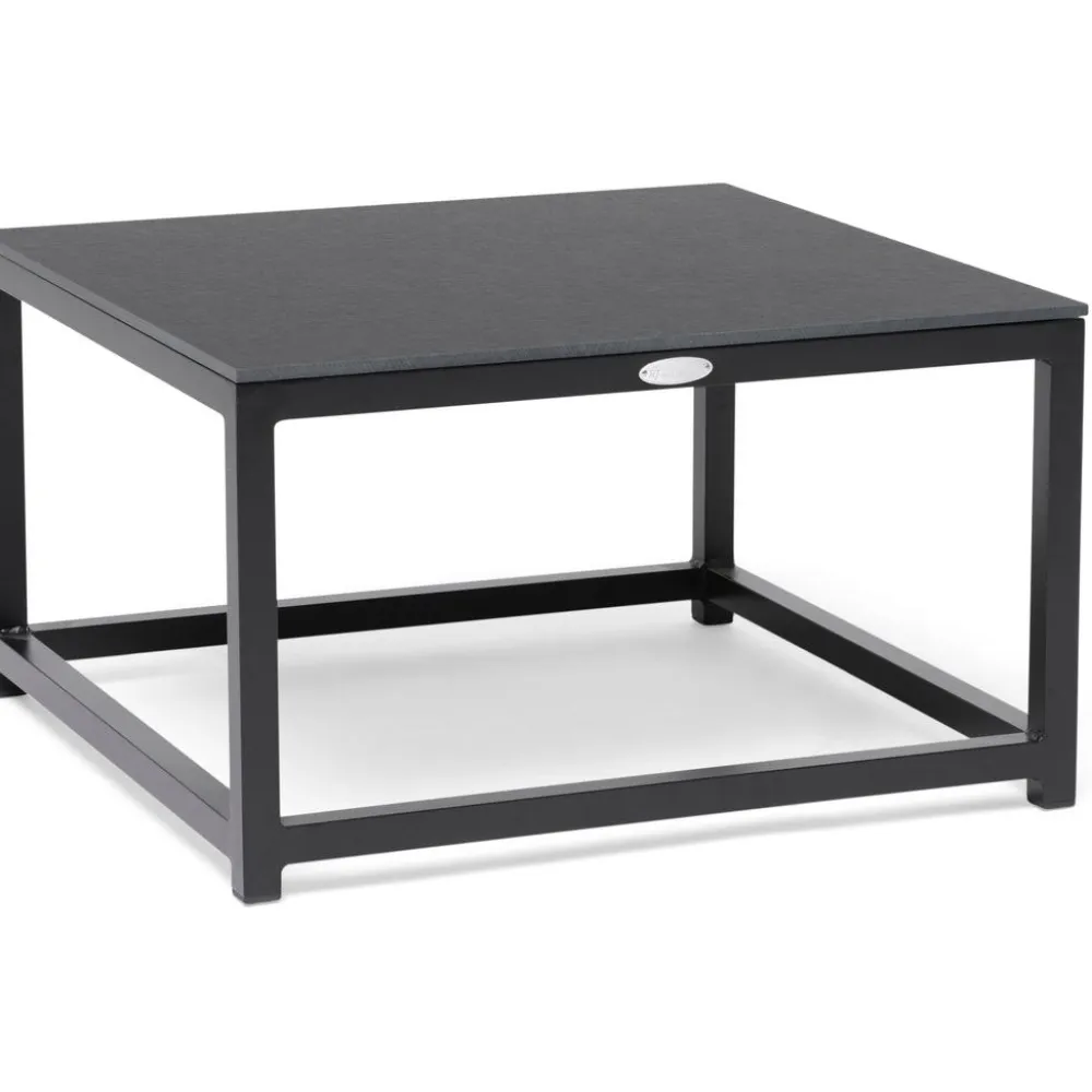 Discount Hillerstorp Sohvapöytä Jet Set, 70x70cm, keraaminen lasikansi, musta
