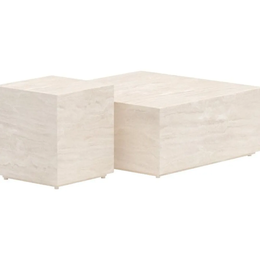Outlet Venture Home Sohvapöytäsetti ulos Lissabon, 2 pöytää, beige