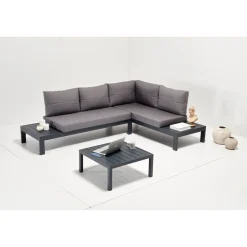 Best Linento Garden Sohvaryhmä Verona Alm, 3-istuttava, harmaa