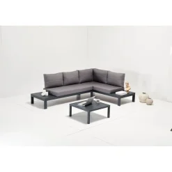 Best Linento Garden Sohvaryhmä Verona Alm, 3-istuttava, harmaa