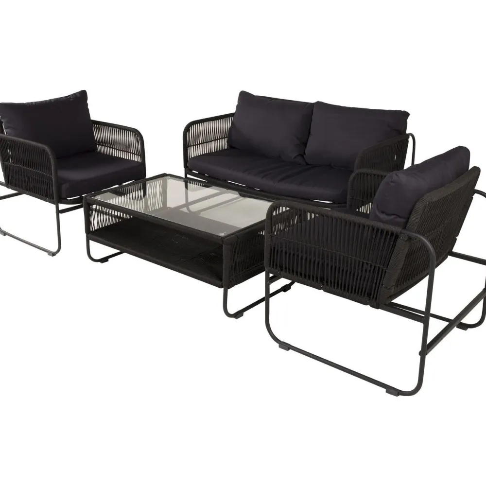 Online Venture Home Sohvaryhmä Utah musta
