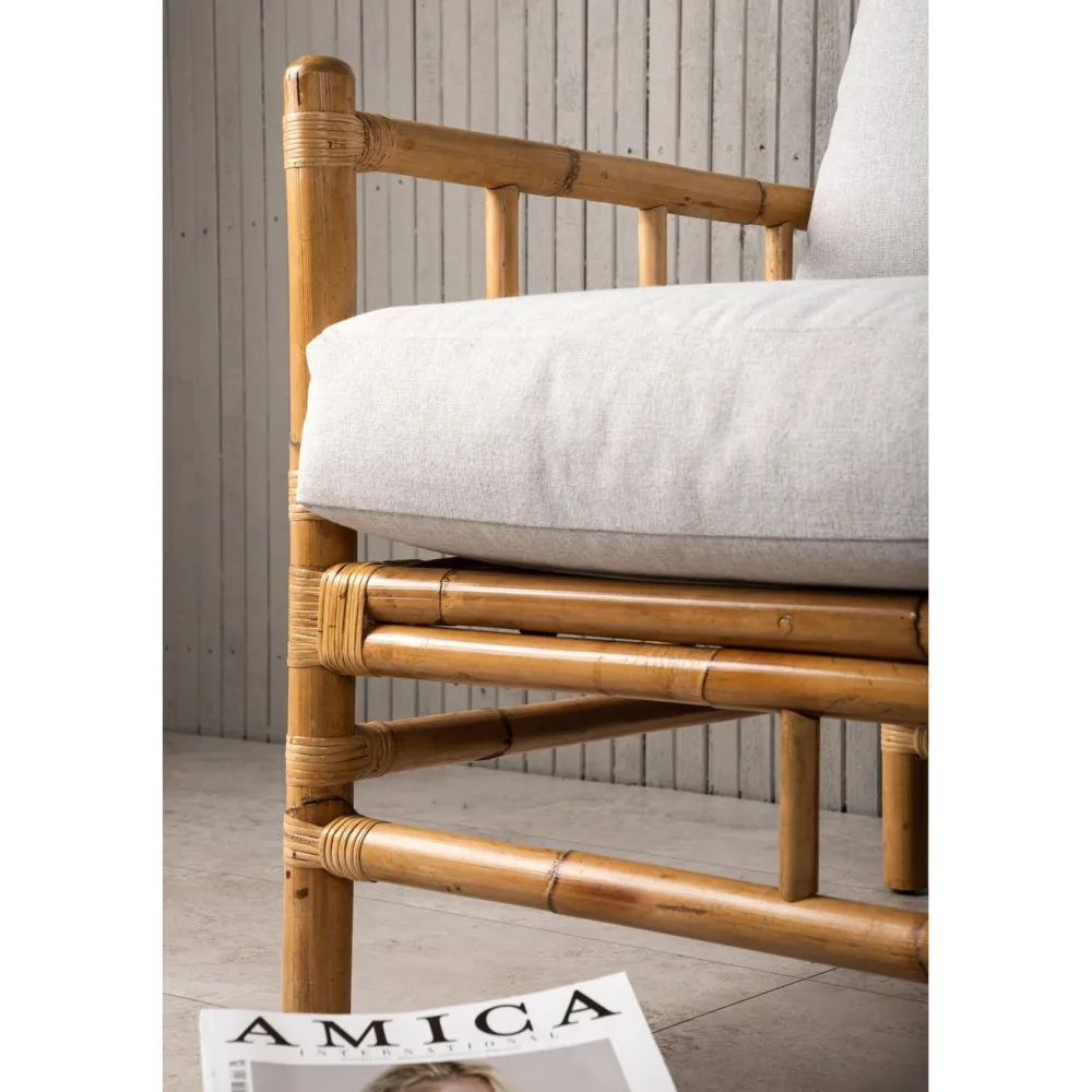 Sale Venture Home Sohva Cane 3:n istuttava bambu/harmaa