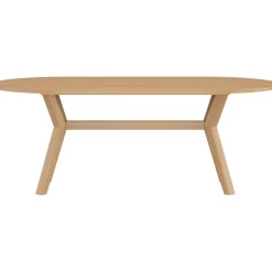 Venture Home Soikea ruokapöytä Kenya, 200x100cm, luonnollinen tiikki