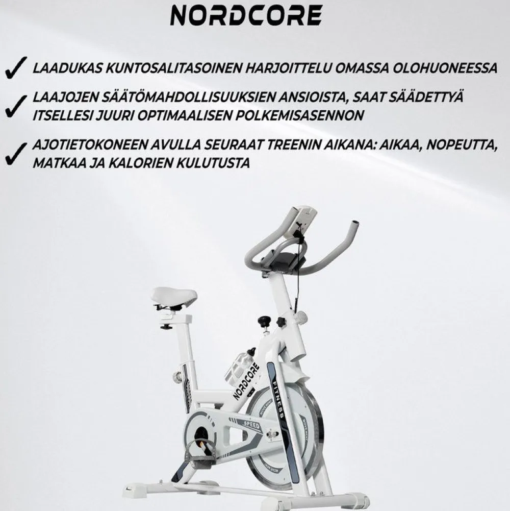 Discount Nordcore Spinningpyörä Core 1300, valkoinen