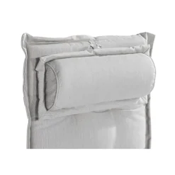 Best Comfort Garden Säätötuolin pehmuste, niskatyynyllä, luonnonvalkoinen
