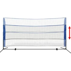 Sale FinePRICE Sulkapalloverkko ja sulkapallot, 300x155cm