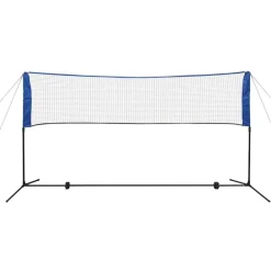 Sale FinePRICE Sulkapalloverkko ja sulkapallot, 300x155cm