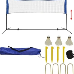 Sale FinePRICE Sulkapalloverkko ja sulkapallot, 300x155cm