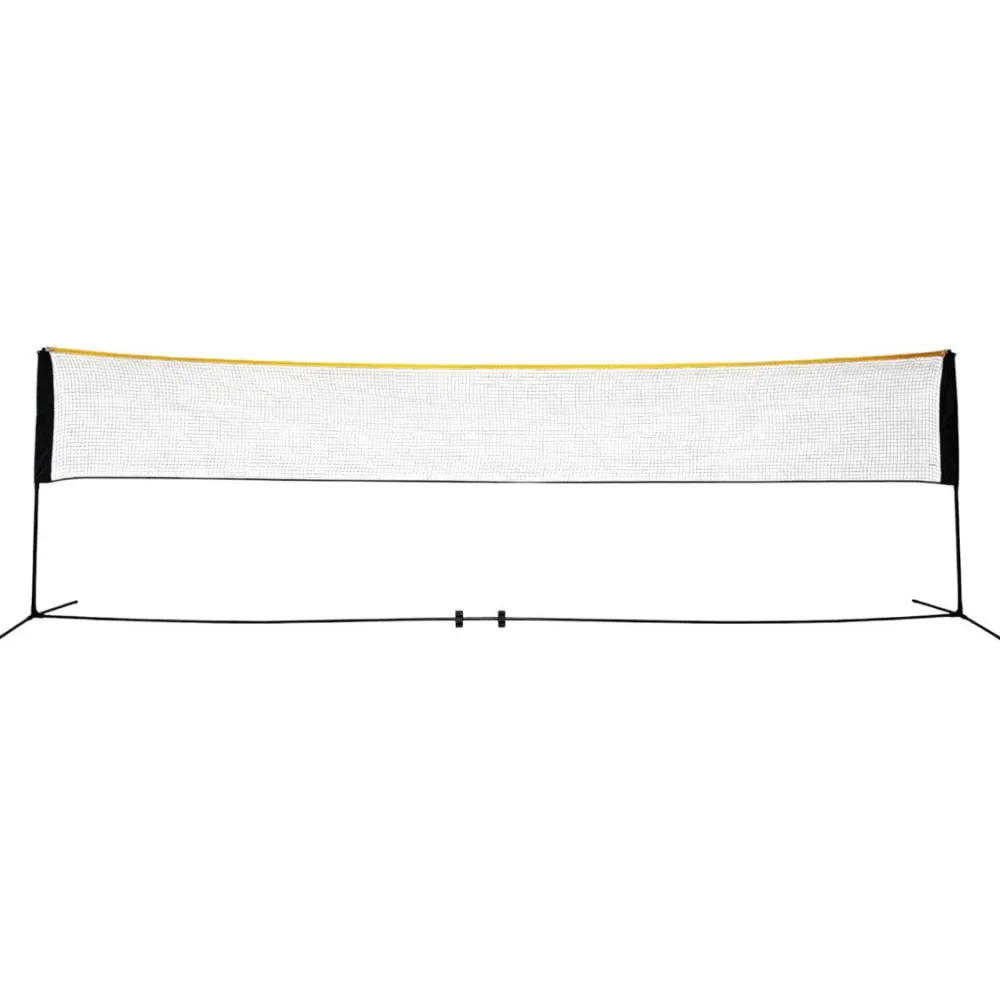 Discount React Sulkapalloverkko Korkeus Säädettävä, sis. kantolaukku ja maakiilat, 500x80 cm